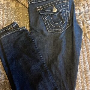 True Religion Women's Dark Blue Boot Cut Jeans